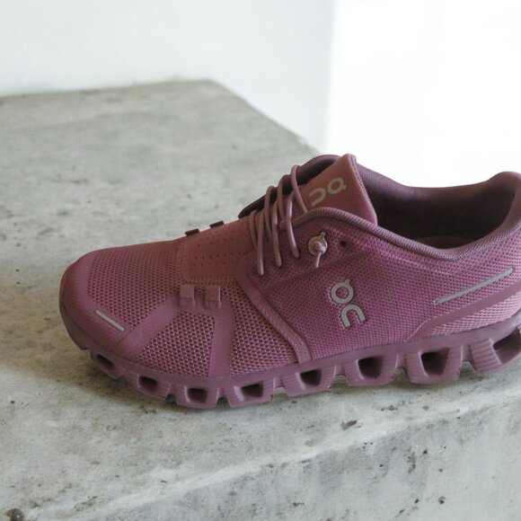 Cloud 5 Running Shoe (Women) Size 8, Fig/Quartz (EUC) - Picture 12 of 16